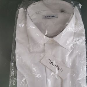 BNWT Calvin Klein white dress shirt